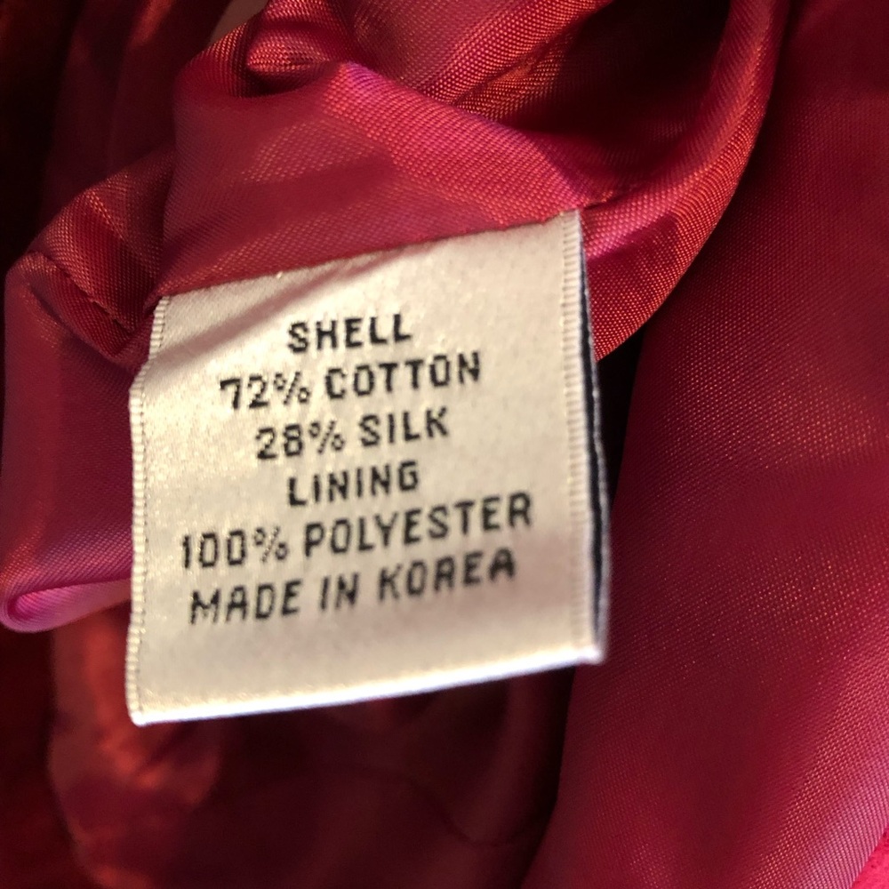 Talbots Rich Maroon Velvet Blazer - Picture 9 of 10